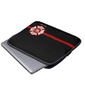 Dünne rote Linie kundenspezifisches Laptopschutzhülle (Vorne Knopf)