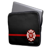 Dünne rote Linie kundenspezifisches Laptopschutzhülle (Vorderseite Links)