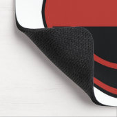 Dünne rote Linie Maltesse Kreuz Mousepad (Ecke)