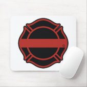 Dünne rote Linie Maltesse Kreuz Mousepad (Mit Mouse)