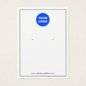 Dünne schwarze Grenze, weiße, benutzerdefinierte A (Vorderseite)