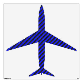 Dünne schwarze und blaue Diagonalstreifen
