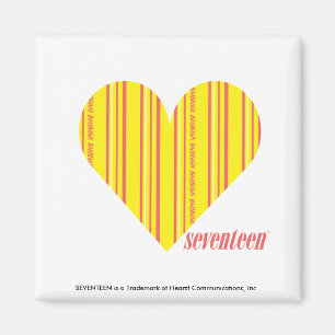 Dünne Streifen Gelb 3 Magnet