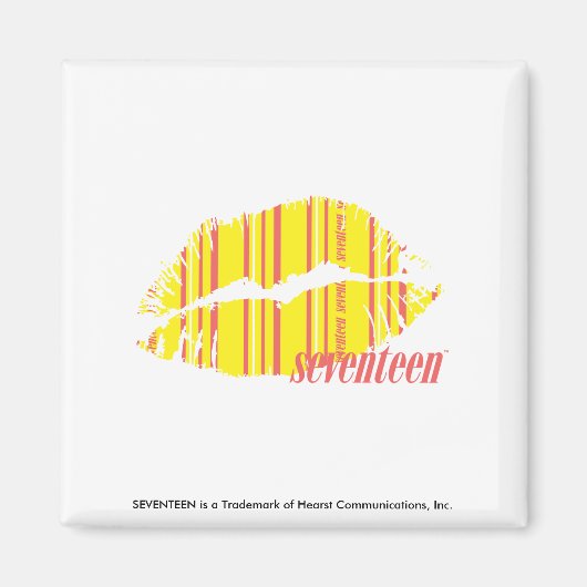 Dünne Streifen gelb Magnet (Vorne)