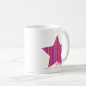 Dünne Streifen Lila 3 Kaffeetasse (VorderseiteRechts)