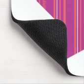 Dünne Streifen lila 3 Mousepad (Ecke)