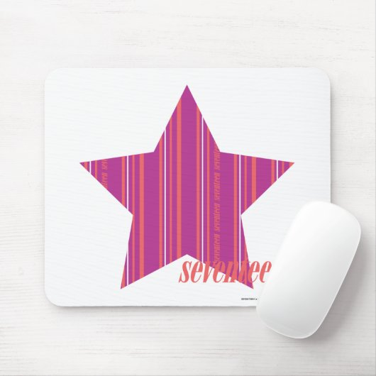 Dünne Streifen lila 3 Mousepad (Mit Mouse)
