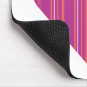 Dünne Streifen lila 4 Mousepad (Ecke)