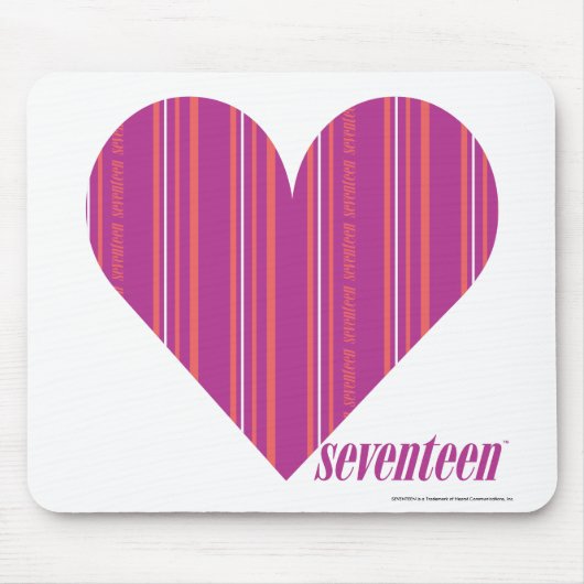 Dünne Streifen lila 4 Mousepad (Vorne)