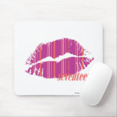Dünne Streifen lila Mousepad (Mit Mouse)