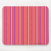 Dünne Streifen LtPink Mousepad (Vorne)