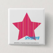 Dünne Streifen-Magenta 3 Button (Vorderseite)