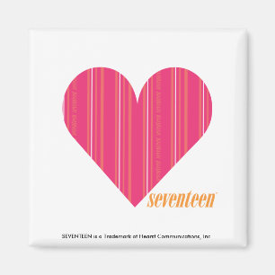 Dünne Streifen-Magenta 4 Magnet