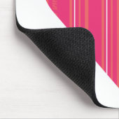 Dünne Streifen-Magenta 4 Mousepad (Ecke)