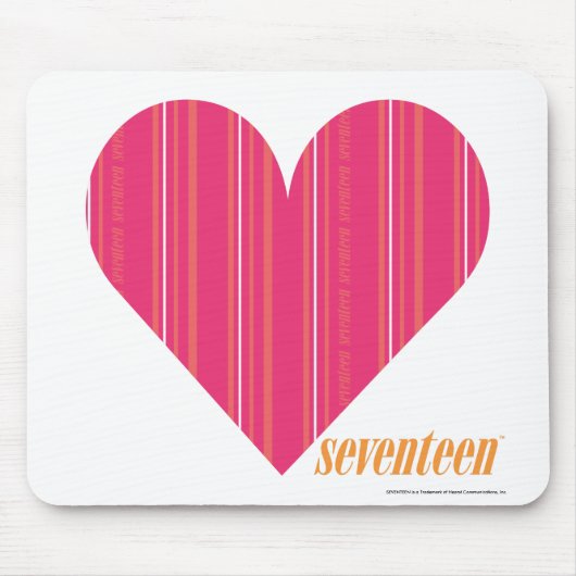 Dünne Streifen-Magenta 4 Mousepad (Vorne)