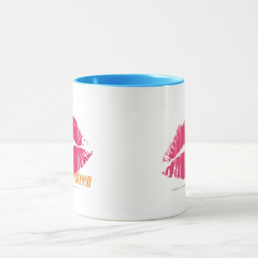 Dünne Streifen magentarot Tasse (Zentrum)