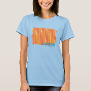 Dünne Streifen Orange 2 T-Shirt
