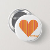 Dünne Streifen-Orange 3 Button (Vorne & Hinten)