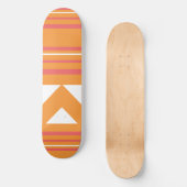 Dünne Streifen orange Skateboard (Vorderseite)