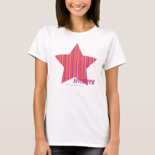 Dünne Streifen Pink 4 T-Shirt