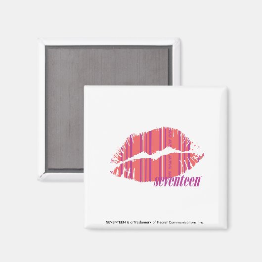 Dünne Streifen rosa Magnet (Vorderseite/Rückseite)