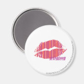 Dünne Streifen rosa Magnet (Vorderseite/Rückseite)