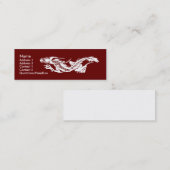 Dünne Visitenkarte-Schablone - Drache Mini Visitenkarte (Vorne/Hinten)