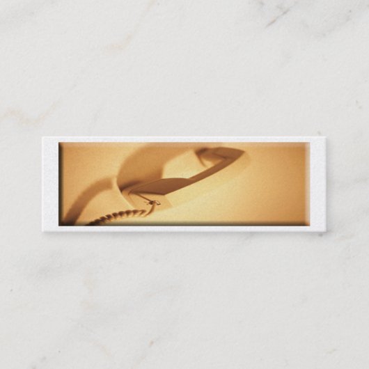 dünne Visitenkarten: Mini Visitenkarte (Vorderseite)