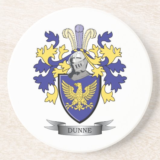 Dunne Wappen Getränkeuntersetzer (Vorne)