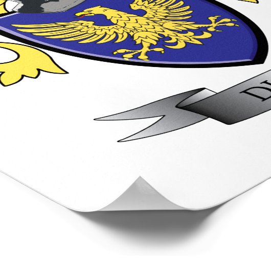 Dunne-Wappen Poster (Ecke)