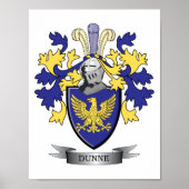 Dunne-Wappen Poster (Vorne)