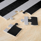 Dünne weiße Linie amerikanische Flagge EMS Puzzle (Seite)