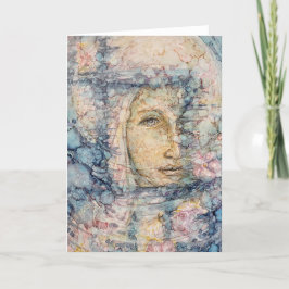 "Dünnen des Schleiers" Dankeskarte