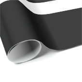 Dünner Blue Line-Flagge-Grafik-Dekor Geschenkpapier (Rolleneckpunkt)