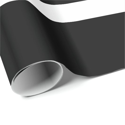 Dünner Blue Line-Flagge-Grafik-Dekor Geschenkpapier (Rolleneckpunkt)