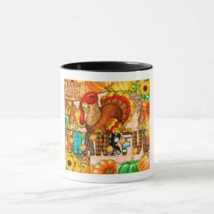 Dünner Dankbarer Becher Sublimation Tasse
