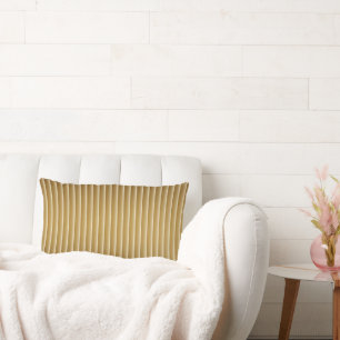 Dünner Goldstreifen Lumbar/Akzent Kissen