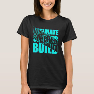 Dünner starker Fitnessstudio-Athlet ultimativer Sc T-Shirt