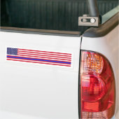 "DÜNNES BLUE LINE auf FLAGGE " Autoaufkleber (Auf Lkw)