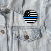 "DÜNNES BLUE LINE " BUTTON (Beispiel)