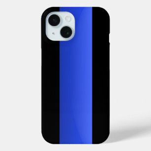 Dünnes Blue Line iPhone 15 Hülle
