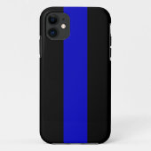 Dünnes Blue Line Case-Mate iPhone Hülle (Rückseite)
