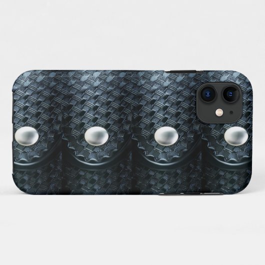 Dünnes Blue Line - Case-Mate iPhone Hülle (Rückseite (Horizontal))