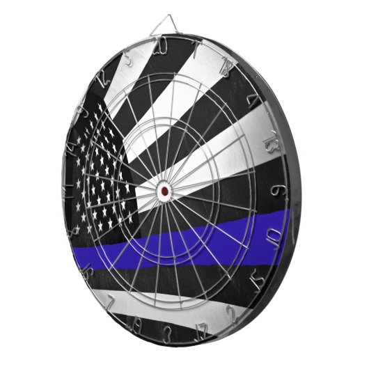 Dünnes Blue Line Dartscheibe (Vorderseite rechts)
