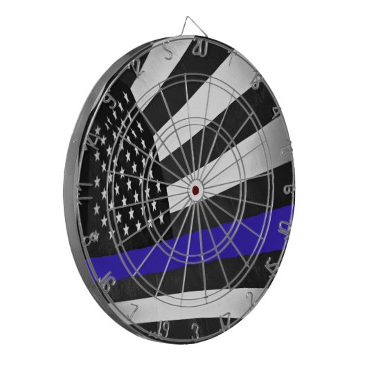 Dünnes Blue Line Dartscheibe (Vorderseite Links)
