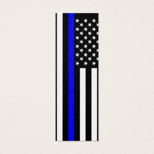 Dünnes Blue Line im amerikanischen Stil