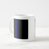 Dünnes Blue Line Kaffeetasse (Vorderseite Links)