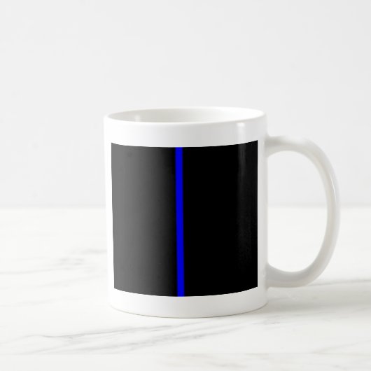 Dünnes Blue Line Kaffeetasse (Rechts)