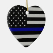 Dünnes Blue Line kennzeichnen Keramikornament (Rechts)