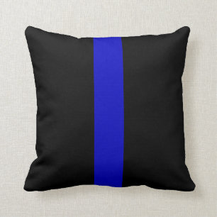 Dünnes Blue Line Kissen